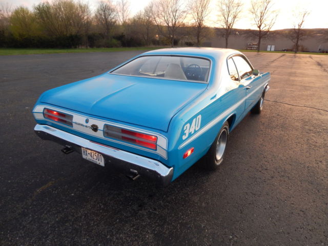 1972 Plumouth "Makes It" Duster 340 TB3 H Code 1972 Plymouth Duster 340