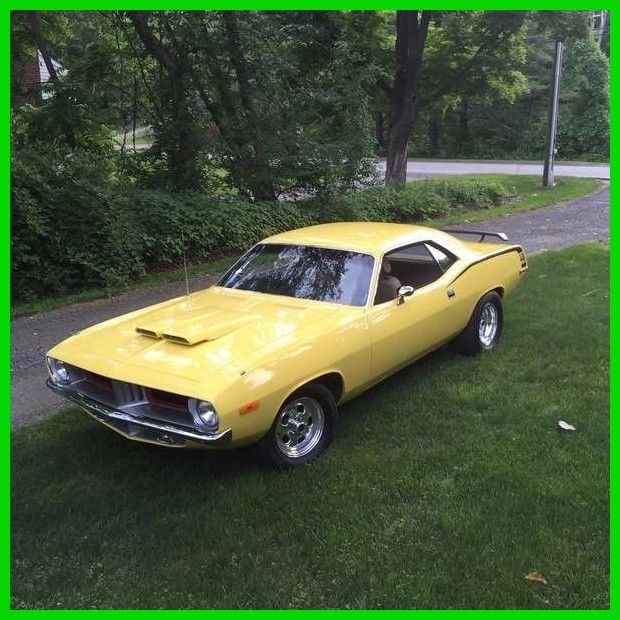 1972 Plymouth Barracuda 440 AT Manual Steer Chrome NOS Grille Power Steering CT 1972 Plymouth Barracuda