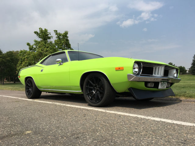 1972 Plymouth Cuda, Numbers Matching 340 & 4spd, Restomod, Sublime Green! 1972 Plymouth Barracuda Cuda