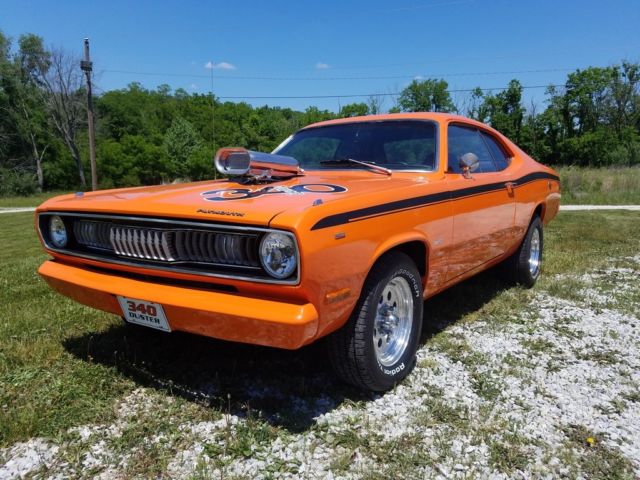 1972 PLYMOUTH DUSTER FACTORY 340 4 SPEED CAR TREMEC NORMS SPEED SHOP MOPAR NICE 1972 Plymouth Duster