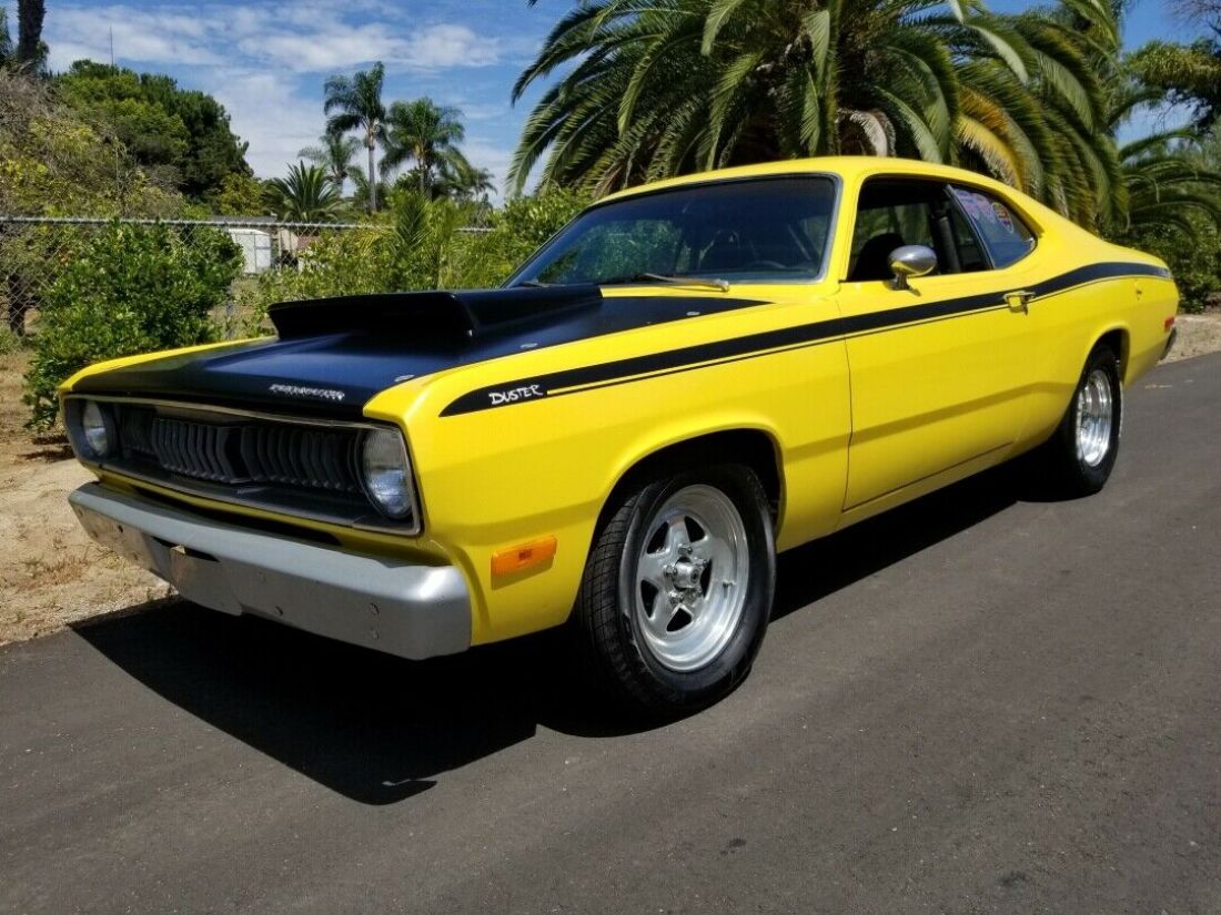 1972 Plymouth Duster, True 11 Second Street Car,408 Stroker, alum heads, $18,900 1972 Plymouth Duster KILLER PUMP GAS STREET CAR