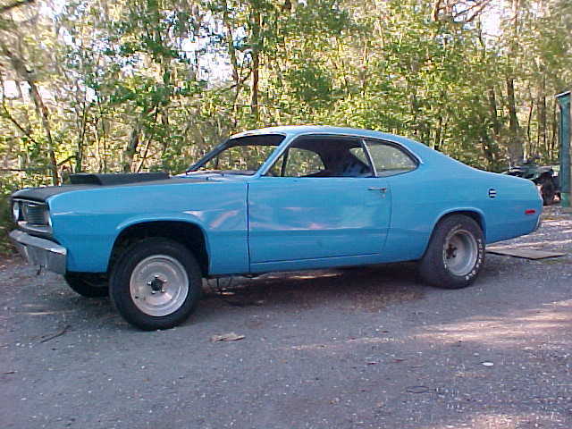 1972 PLYMOUTH DUSTER X RACE CAR SETUP FOR BIG BLOCK 1972 Plymouth Duster