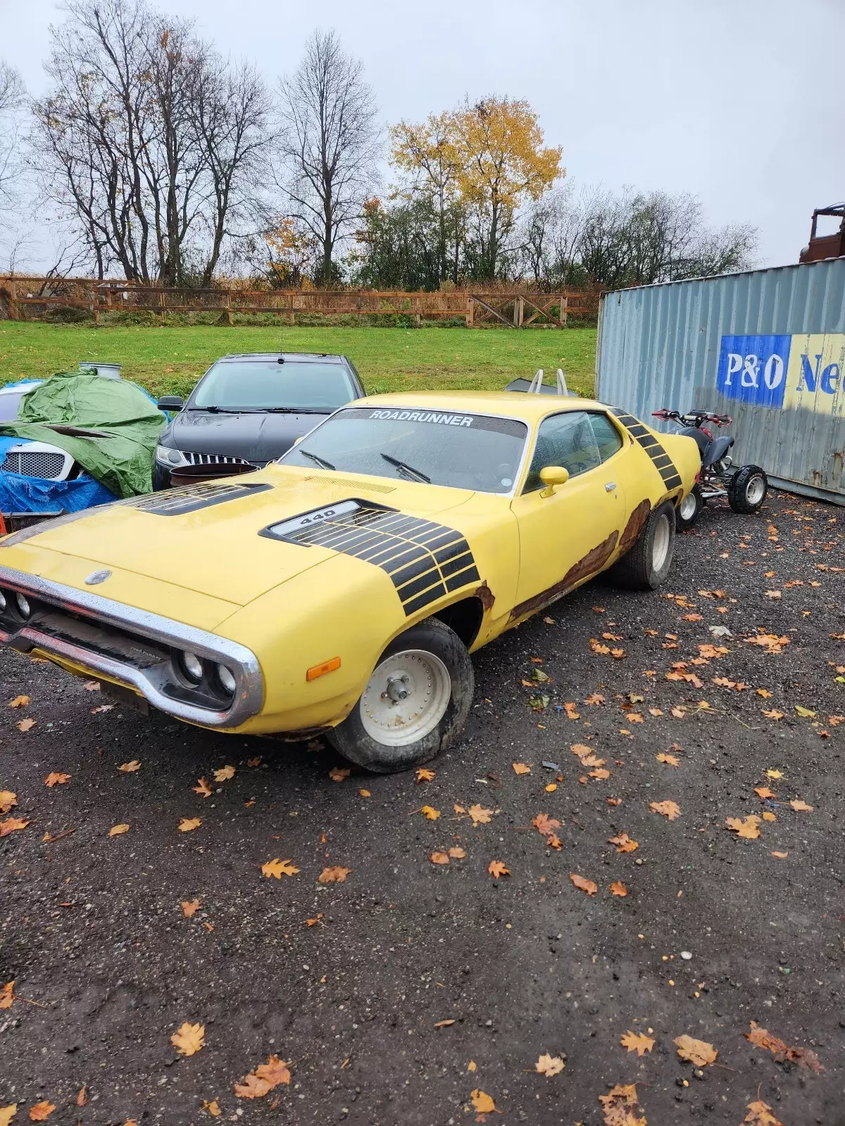1972 Plymouth Roadrunner Coupe Yellow 1972 Plymouth Roadrunner