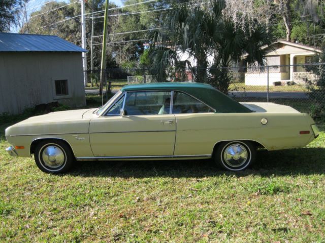 1972 PLYMOUTH SCAMP V8 AUTO ALL OPTIONS FENDER TAG BUILD SHEET RUNS DRIVES GREAT 1972 Plymouth Duster