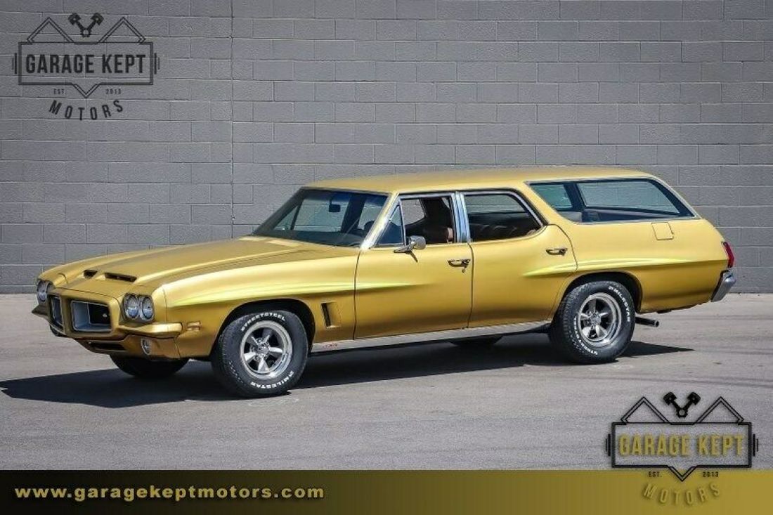 1972 Pontiac LeMans 400 Wagon Gold Station Wagon 400 V8 37432 Miles 1972 Pontiac Le Mans 400 Wagon