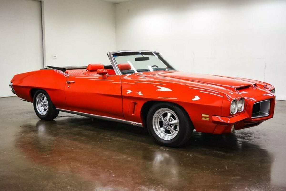 1972 Pontiac LeMans 5922 Miles Red Convertible 455 Pontiac V8 Turbo 400 Automat 1972 Pontiac Le Mans