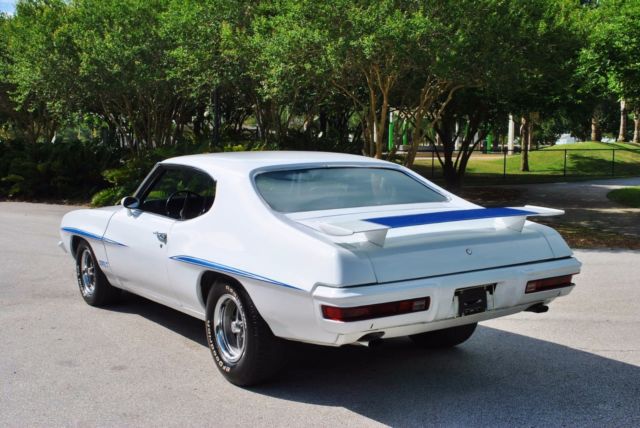 1972 Pontiac Le Mans GT Tribute 350 V8 Factory A/C Buckets Console - photo 4
