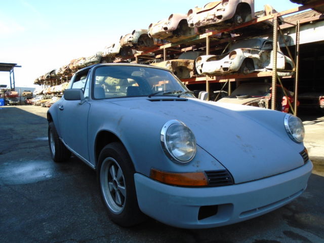 1972 Porsche 911 S Targa Project Car for Restoration Rare S Sportomatic 1972 Porsche 911 2DR
