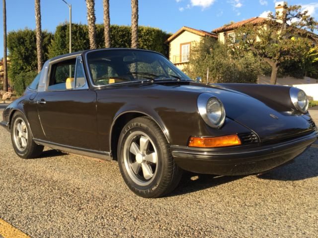 1972 Porsche 911 T Targa 2.4 Fuel injected AC ! One owner Cali car Barn find! 1972 Porsche 911 911 T targa