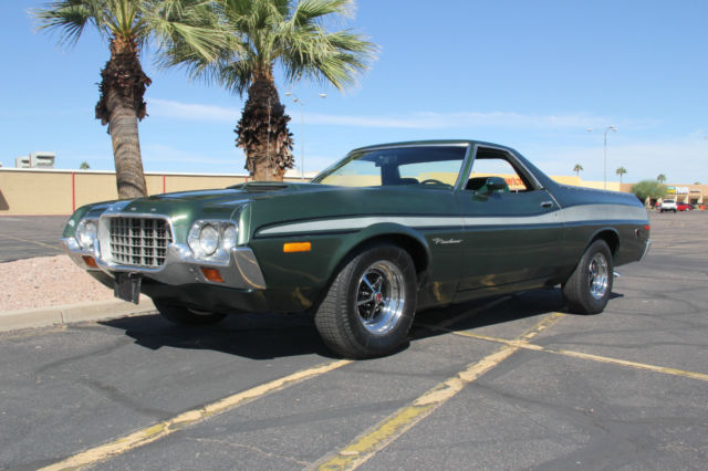 1972 RANCHERO GT COBRA JET V-8 WITH MARTI REPORT 1972 Ford Ranchero GT