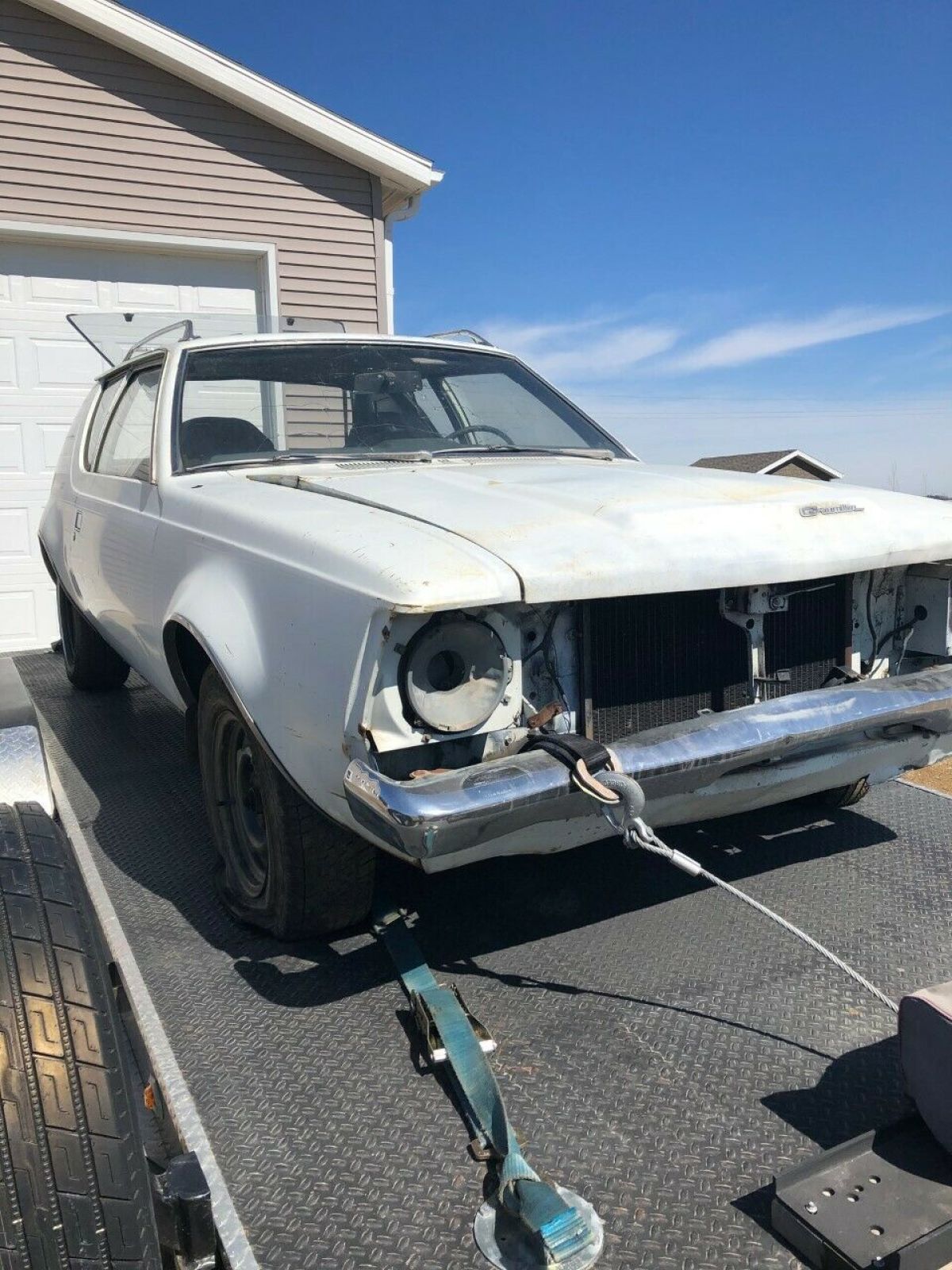 1972 REAL GREMLIN X - V8 - 3 SPEED MANUAL FLOOR SHIFT - SMALL BUMPER - RARE 1972 AMC Gremlin