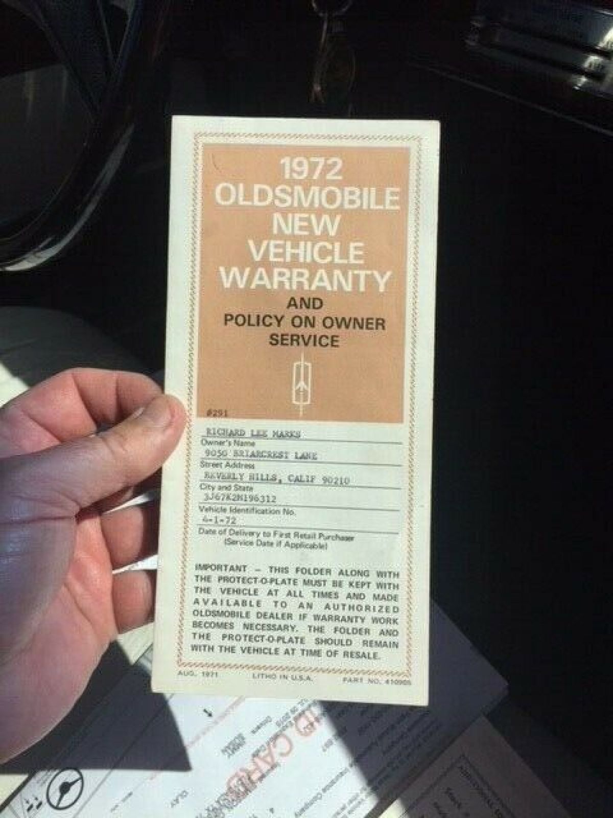 1972 Oldsmobile Cutlass - photo 12