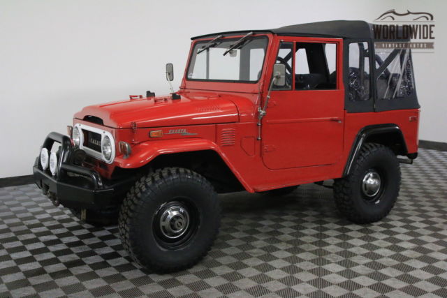 1972 Red RARE OPTIONED 2F PS PB ARB WINCH! 1972 Toyota Land Cruiser RARE OPTIONED 2F PS PB ARB WINCH
