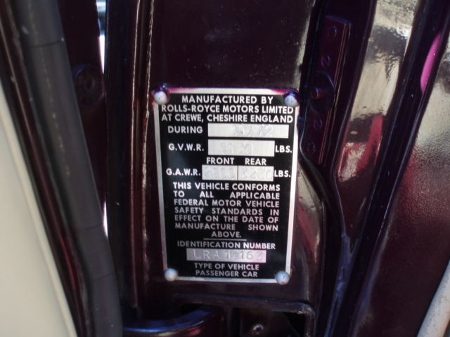 1972 Rolls-Royce Silver Shadow Burgundy - photo 7