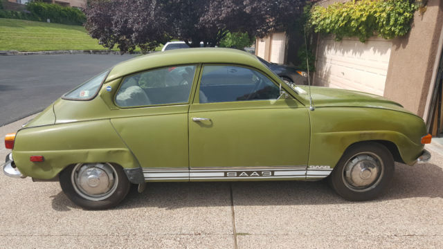 1972 Saab 96 V4 2 Door Couple-Vintage 1972 Saab 96 v4 2 Door Coupe