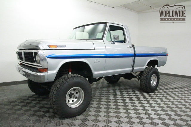 1972 Silver XLT RANGER CUSTOM RESTORED 390 V8! 1972 Ford F100 XLT RANGER CUSTOM RESTORED 390 V8