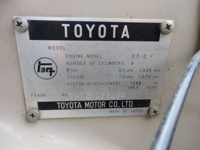 1972 Toyota Corolla - photo 7