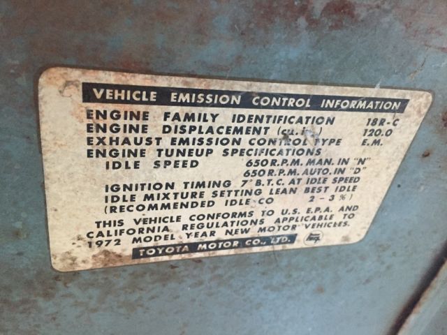 1972 Toyota Other - photo 11