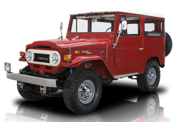 1972 Toyota Land Cruiser FJ40 288 Miles Red SUV 3 Speed Manual 1972 Toyota Land Cruiser FJ40