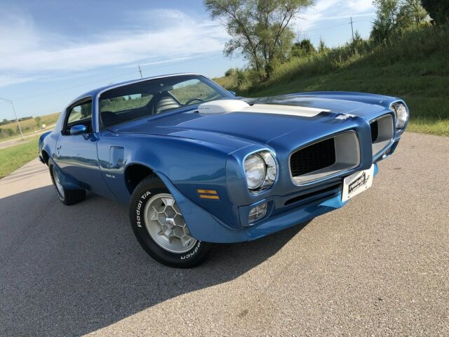1972 Pontiac Trans Am 455 HO, 4 Spd, 1 of 458, Num Match Eng, Blue - photo 10