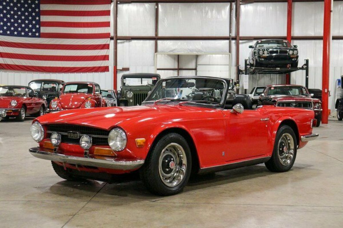 1972 Triumph TR6 88607 Miles Pimento Red Convertible 2.5L I6 Manual 1972 Triumph TR-6