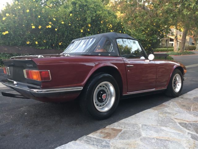 1972 Triumph TR-6 Newer Interior, Nice Running and Driving Car - photo 9