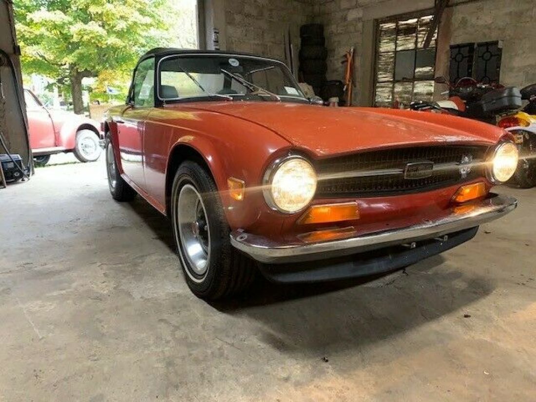 1972 Triumph TR6 FACTORY OVERDRIVE < FACTORY A/C REGISTRY CAR 1972 Triumph TR-6