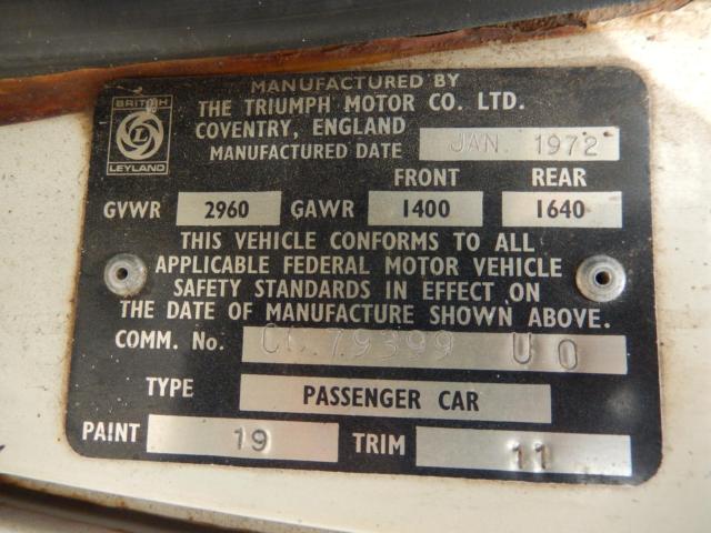1972 Triumph TR-6 - photo 3