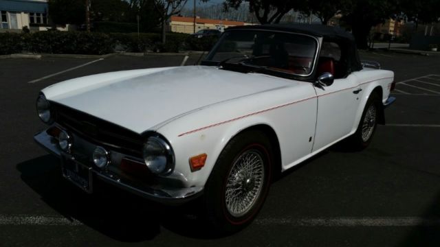 1972 TRIUMPH TR6 OVERDRIVE WIRE WHEELS. LOCATED : LE MANS FRANCE. ALL DUTY PAID 1972 Triumph TR-6