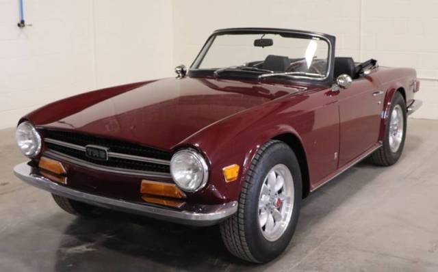 1972 Triumph TR6 with overdrive 0 Maroon Convertible I6 2.5L Manual 6-Speed 1972 Triumph TR6 with overdrive --