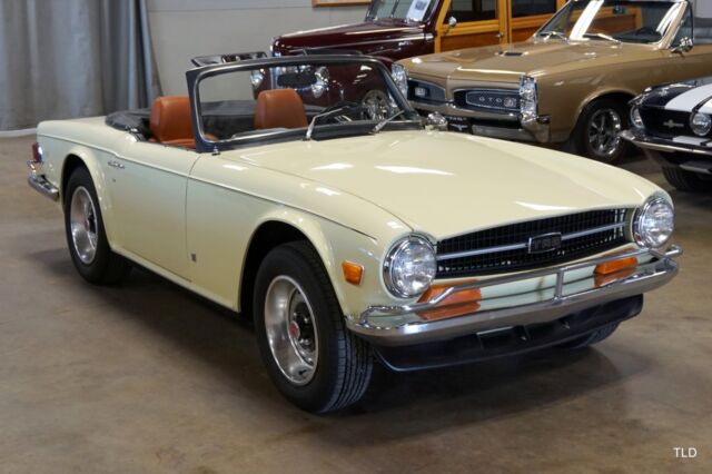 1972 Triumph TR6, Yellow with 83750 Miles available now! 1972 Triumph TR-6 --