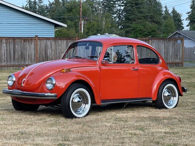 1972 Volkswagen Beetle Coupe Orange RWD Manual Super beetle 1972 Volkswagen Beetle Super beetle