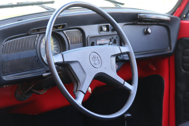 1972 Volkswagen Beetle-New nice little red convertible 4 cyl 4spd - photo 8