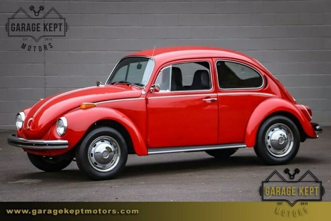1972 Volkswagen Beetle Red Coupe 1285cc 4-Cylinder 778 Miles 1972 Volkswagen Beetle - Classic