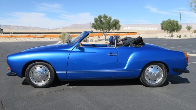 1972 Volkswagen Karmann Ghia Convertible! 1200cc! NEW VIPER BLUE MET!!! - photo 3