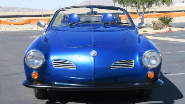 1972 Volkswagen Karmann Ghia Convertible! 1200cc! NEW VIPER BLUE MET!!! - photo 5