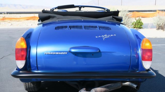 1972 Volkswagen Karmann Ghia Convertible! 1200cc! NEW VIPER BLUE MET!!! - photo 8
