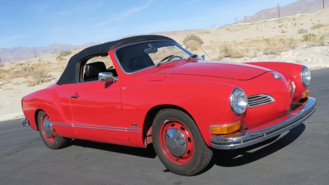 1972 Volkswagen Karmann Ghia CONVERTIBLE 1600 CAN BE DRIVEN ANYWHERE!