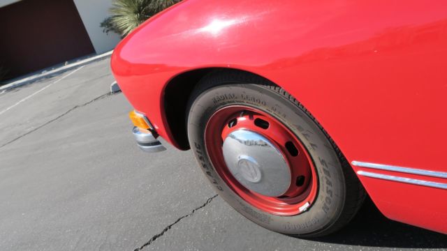 1972 Volkswagen Karmann Ghia CONVERTIBLE 1600 CAN BE DRIVEN ANYWHERE! - photo 11