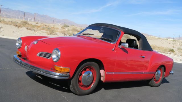 1972 Volkswagen Karmann Ghia CONVERTIBLE 1600 CAN BE DRIVEN ANYWHERE! - photo 2