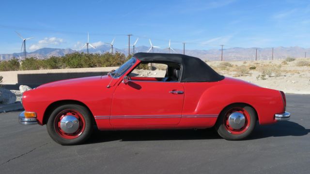 1972 Volkswagen Karmann Ghia CONVERTIBLE 1600 CAN BE DRIVEN ANYWHERE! - photo 5