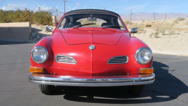 1972 Volkswagen Karmann Ghia CONVERTIBLE 1600 CAN BE DRIVEN ANYWHERE! - photo 6