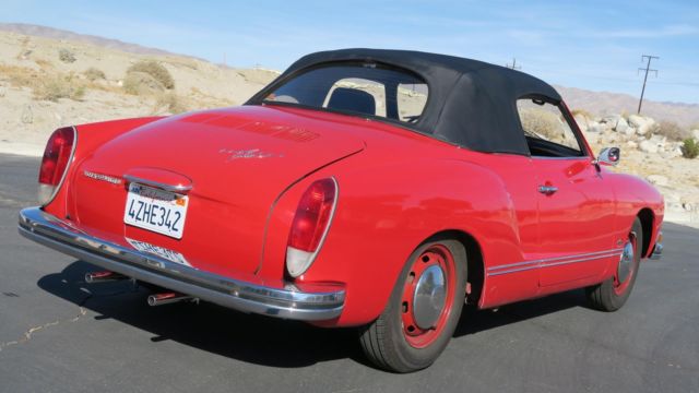 1972 Volkswagen Karmann Ghia CONVERTIBLE 1600 CAN BE DRIVEN ANYWHERE! - photo 7