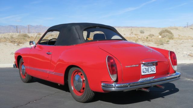 1972 Volkswagen Karmann Ghia CONVERTIBLE 1600 CAN BE DRIVEN ANYWHERE! - photo 9