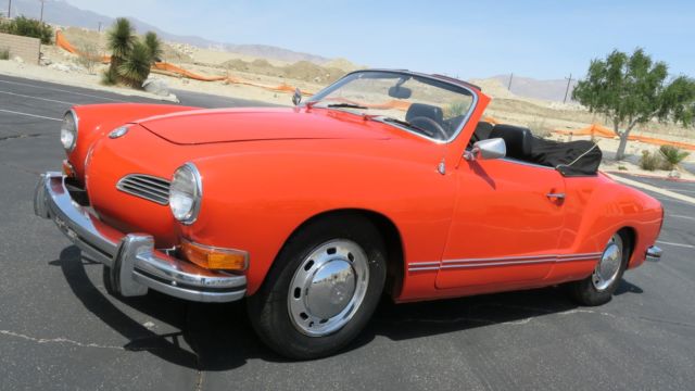 1972 Volkswagen Karmann Ghia CONVERTIBLE! 1600! NEW PAINT! CLEAN!