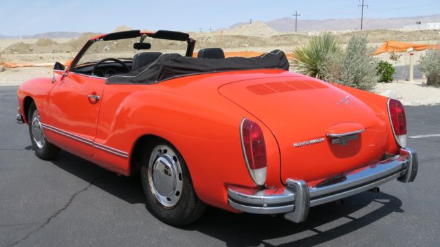 1972 Volkswagen Karmann Ghia CONVERTIBLE! 1600! NEW PAINT! CLEAN! - photo 5