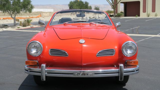 1972 Volkswagen Karmann Ghia CONVERTIBLE! 1600! NEW PAINT! CLEAN! - photo 7
