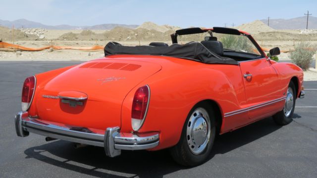1972 Volkswagen Karmann Ghia CONVERTIBLE! 1600! NEW PAINT! CLEAN! - photo 8