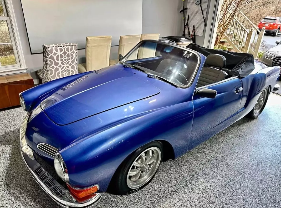 1972 Volkswagen Karmann Ghia Convertible Blue 1972 Volkswagen Karmann Ghia