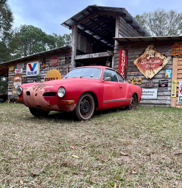 1972 Volkswagen Karmann Ghia Coupe Red FWD Automatic 1972 Volkswagen Karmann Ghia